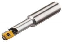 18D760 Indexable End Mill, Coolant, Dia 3/8 In