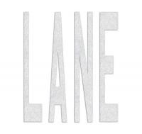 18E576 Preformed Thermoplastic, Lane, 90 Mil, PK 4