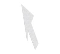 18E596 Pref. Thermoplastic, Rev. Lane Drop Arrow