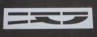 18E789 Pavement Stencil, 72 in, R x R, 1/8