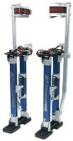 18E857 Drywall Stilts, 18 to 30 In, 225 lb, 1 Pair