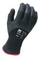 18F245 Coated Gloves, XXL, Black On Black, PR