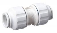 18F351 Coupling, PF, 1/2 x 1/2, Polysulfone, White