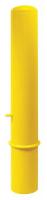 18F769 Bollard, Removable, Dome, 36 In H, Yellow