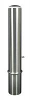 18F806 Bollard, Removable, Dome, 36 In H, Color SS