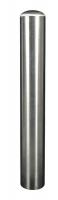 18F991 Bollard, Fixed, Dome, 36 In H, Color SS
