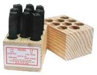 18G345 Number Set, 3/16 In. H, Steel