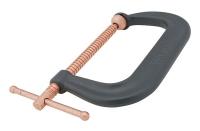 18G732 C-Clamp, Spark-Duty, 4-1/2 In, 3-1/4 Deep