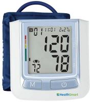 18K963 Blood Pressure Mntr, Semi-Auto Arm, Blue