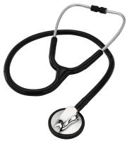 18L007 Stethoscope, Low Profile, Adult, Black