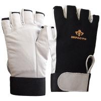 18L048 Anti-Vibration Gloves, M, Black/White, PR