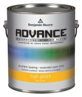 18N431 Interior Paint, High Gloss, 1 gal, White Op