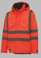 18X833 Insulated Hi Vis Rain Jacket, Orange, 4XL