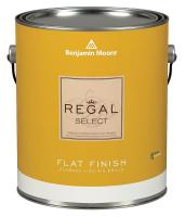 18X991 Interior Paint, Flat, 1 gal, Powder Sand