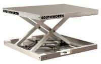 19A867 Scissor Lift Table, 300 lb., 23 In. L
