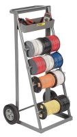 19C204 Wire Reel Caddy, 4 Spindles, 45x24x22
