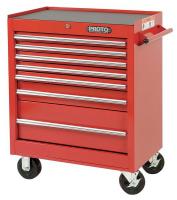 19C268 Rolling Tool Cabinet, 27x18x35 In, Black