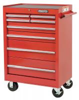 19C269 Rolling Tool Cabinet, 27x18x42 In, Black