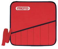 19C563 Tool Pouch, 10 x 12 In, Red, Canvas