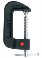 19C753 C-Clamp, Quick Release, 6 In, 3.88 Deep, Blk