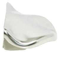 19D086 Foot Rest, Shower, Satin SS, 7-1/2 x4 In