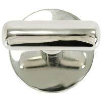 19D092 Robe Hook, Single, Polished SS, 3 In