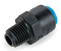 19D106 Check Valve, Blue, Kynar, 1/4 In, MNPT