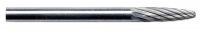 19D718 Carbide Bur, Round Nose Tree, 1/4