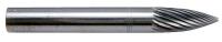 19D731 Carbide Bur, Flame, 1/8