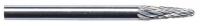 19D918 Carbide Bur, Taper Radius End, 1/4
