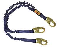 19F386 Lanyard, 2 Leg, Polyester, Blue