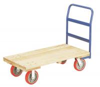 19G946 Platform Truck, Wood Deck, 48x24