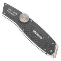 19G965 Utility Knife, Fixed, 7 In, Black