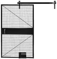 19H252 Clear Access Slide Door, W 6 Ft x H 7 Ft