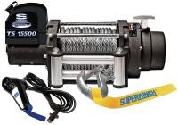 19J685 Electric Winch, 10-11/32 In. H, Wire