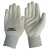 19L496 Coated Gloves, XL, White/White