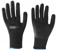 19L528 Coated Gloves, L, Black/Black