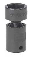 19L686 Impact Socket, 3/8 In Dr, 6 Pt, 3/4 In