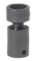 19L695 Impact Socket, 3/8 In Dr, 6 Pt, 18mm