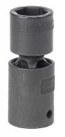 19L738 Impact Socket, 1/2 In Dr, 6 Pt, 19mm