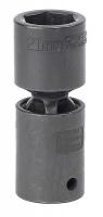 19L739 Impact Socket, 1/2 In Dr, 6 Pt, 21mm