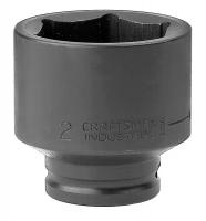 19L760 Impact Socket, Std, 3/4 In Dr, 6 Pt, 2 In