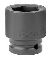 19L769 Impact Socket, Std, 3/4 In Dr, 6 Pt, 32mm