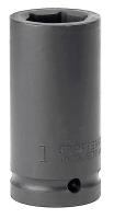 19L774 Impact Socket, Deep, 3/4 In Dr, 6 Pt, 1 In