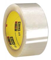 19N732 Carton Tape, Clear, 48mm x 411m, PK12