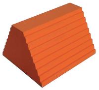 19P545 Wheel Chock, Urethane, W 9-1/4 In, H 6 In