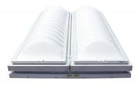 19R711 Smoke Vent Skylight, 4x8Ft, 25 Lb Uplift