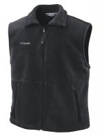 19R876 Vest, 3XL, Black, Polyester