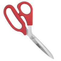 19T047 Shear, Left, 8 In, Straight, Pointed, Red