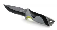 19T078 Fixed Blade Knife, Serrated, 4-3/4 In